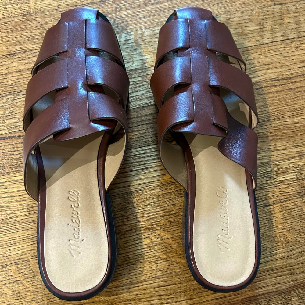 Madewell The Dixson Fisherman Mule SZ 6.5